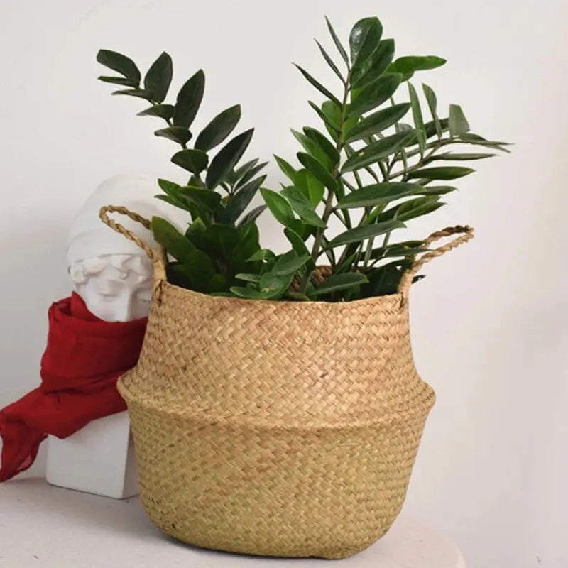 Cesta de palha