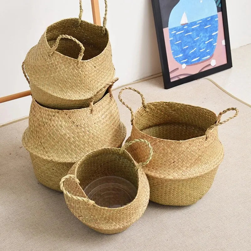 Cesta de palha