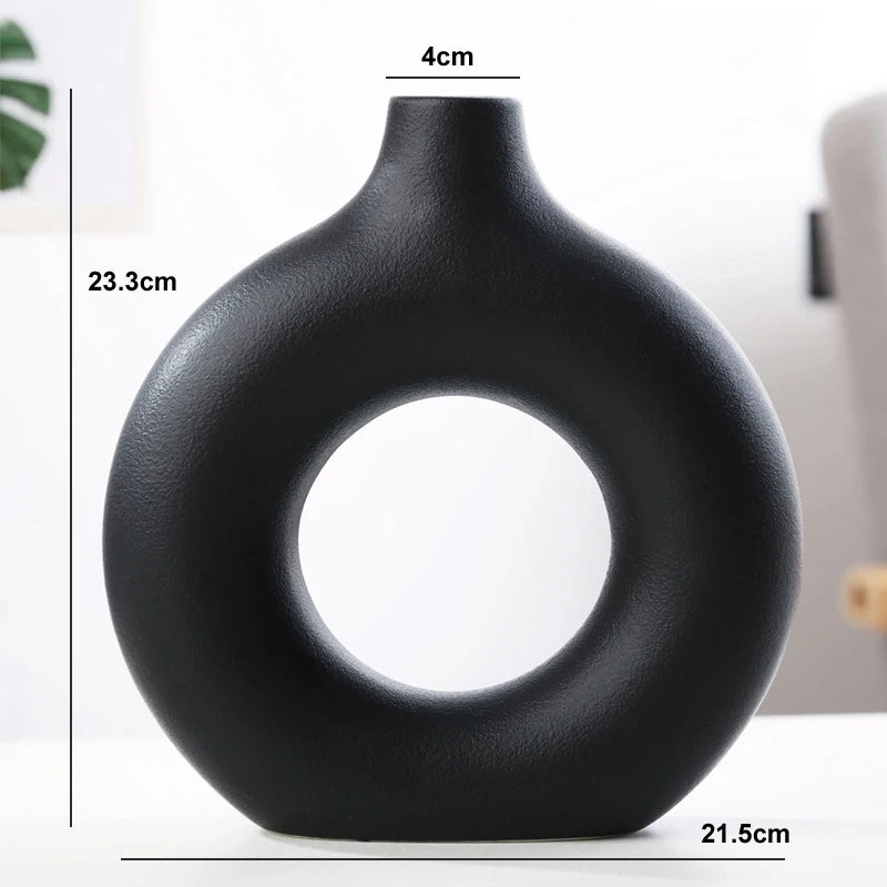 Vaso cerâmico Circular
