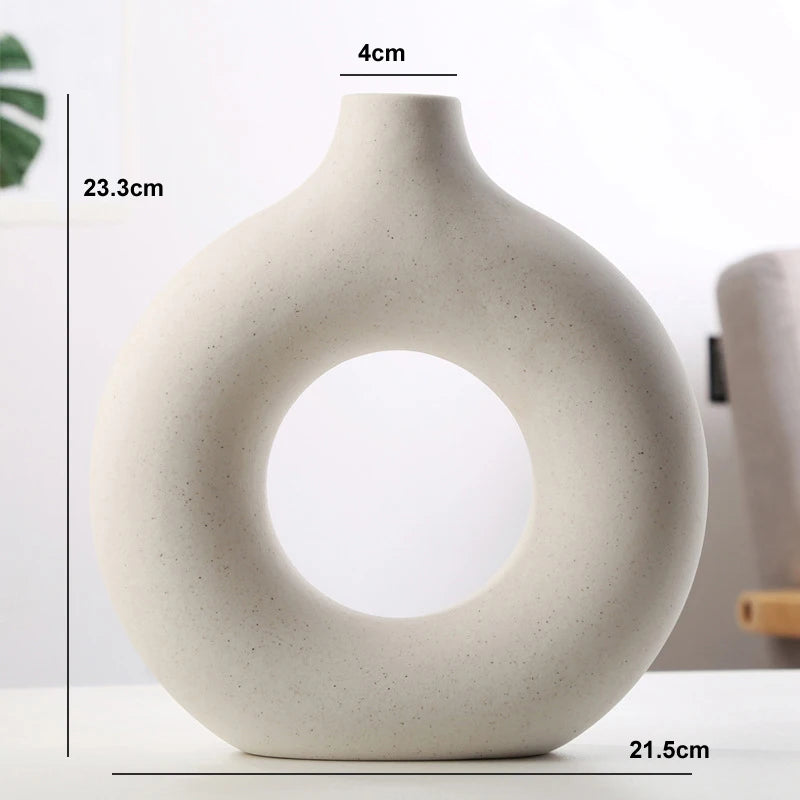 Vaso cerâmico Circular